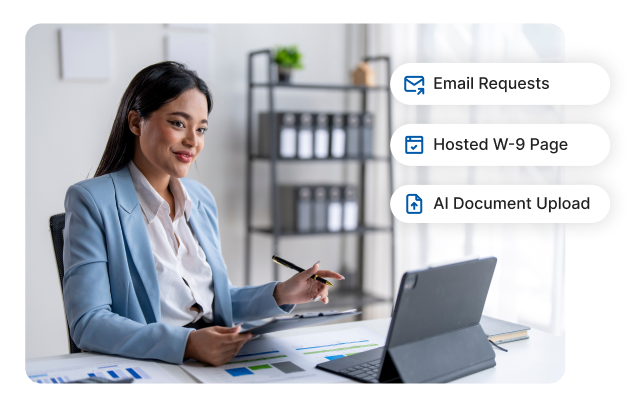 Request W-9 Online Using Email, Hosted Pages, or AI Uploads